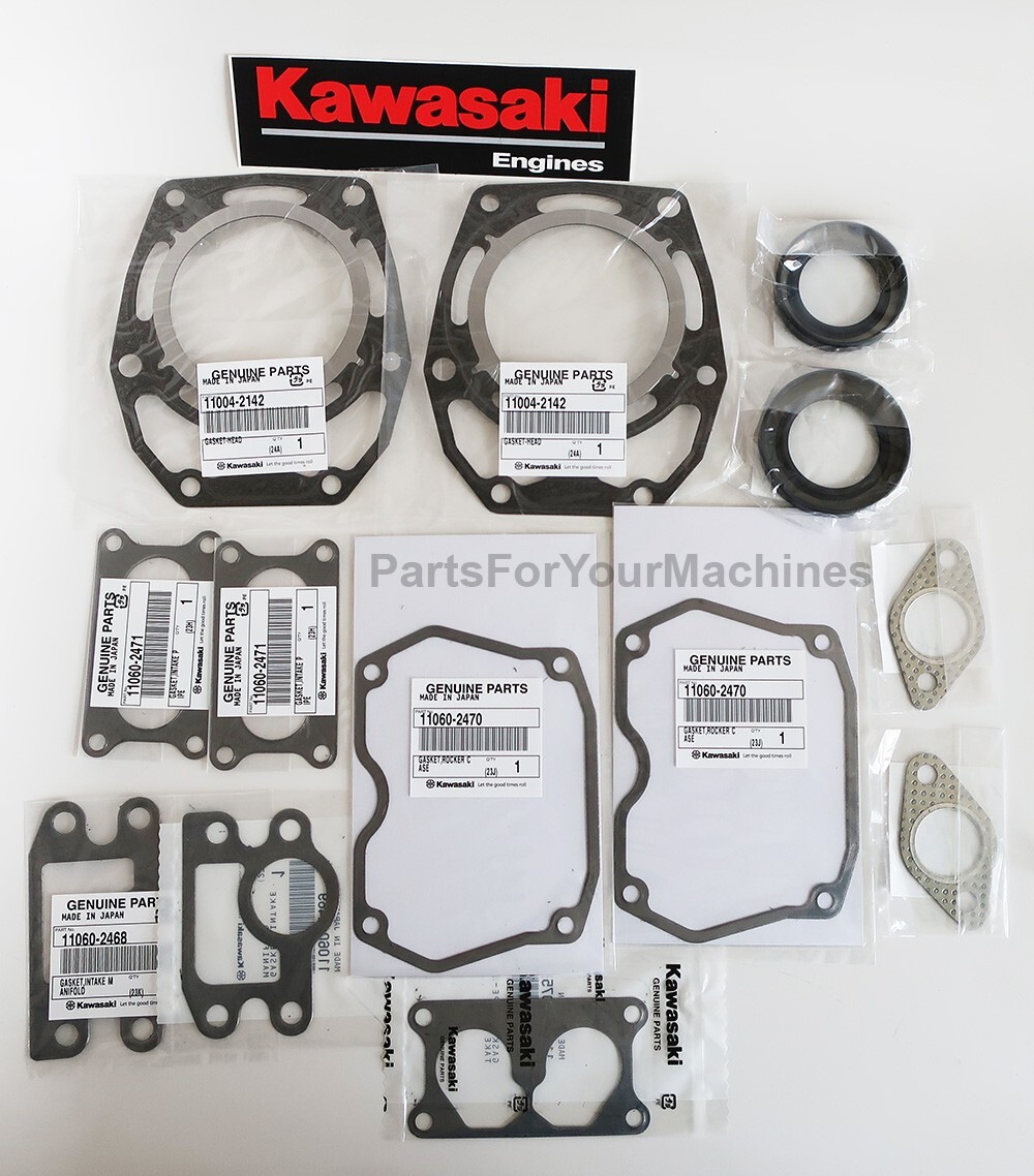 GASKET KIT (AS SHOWN) FOR KAWASAKI FD711D, FD750D, 745cc, 27 HP ENGINES, 9C34A gallery