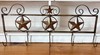 Large Rustic Wall Mount 3-Star Hooks. 35 in. long, 15 in. tall. Farmhouse. gallery