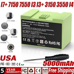 Battery ABL-D1 For iRobot Roomba i7 E5 E6 i1 i2 i3 i4 i5 14.4Volt 5.0Ah Battery
