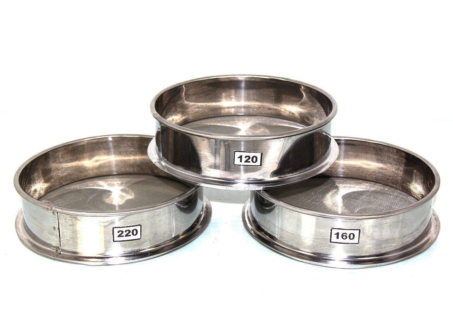 Aluminum Herbal Pollen Hash Extractor stackable sifter 120 160 220 Micro set gallery