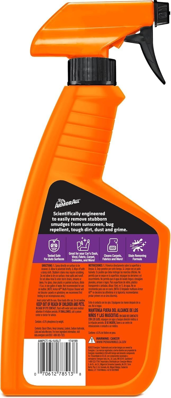 Multi Purpose Cleaner , Car Cleaner Spray for All Auto Surfaces, 16 Fl Oz gallery