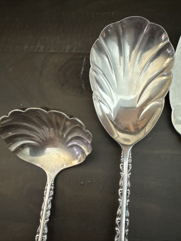 International COUNTESS Deepsilver Silver Plate Ornate 5 Piece Serving Set gallery