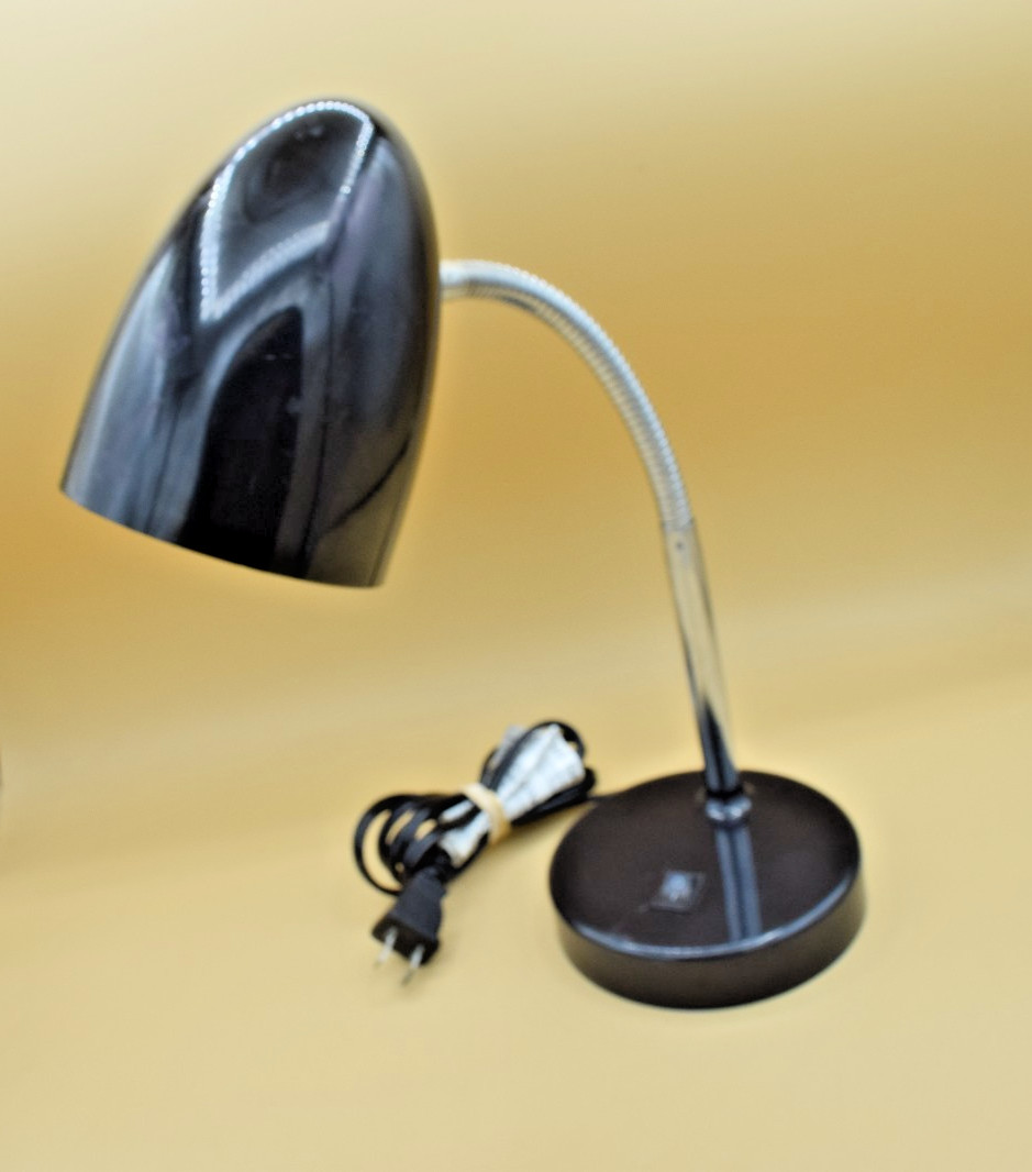 Intertek Black LED Desk  Flexible  Lamp Gooseneck Longlasting Desk Light gallery