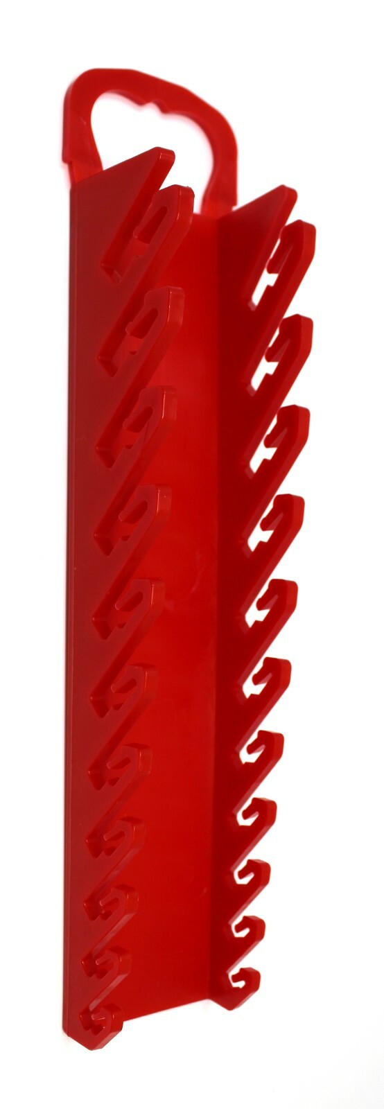 Red Plastic Portable 11-Tool Wrench Gripper Organizer Tray Holder gallery