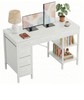 55 inch Computer Desk with 6 Drawers & 2 Open Shelves gallery
