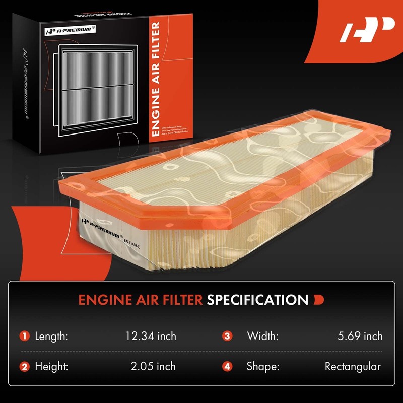Engine Air Filter Compatible with Mercedes-Benz W204 W205 C250, R172 SLK250, ... gallery