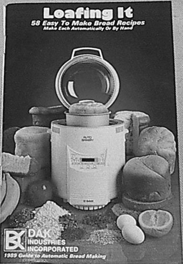 LOAFING IT - 58 RECIPES FOR DAK & WELBILT TURBO Bread Machine Maker gallery