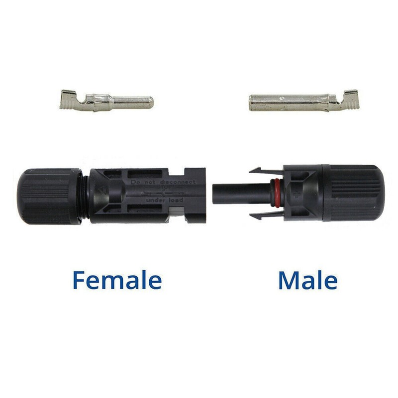 10/20/50 Pairs Solar Panel Cable Wire Connectors Male/Female Waterproof Adapter gallery