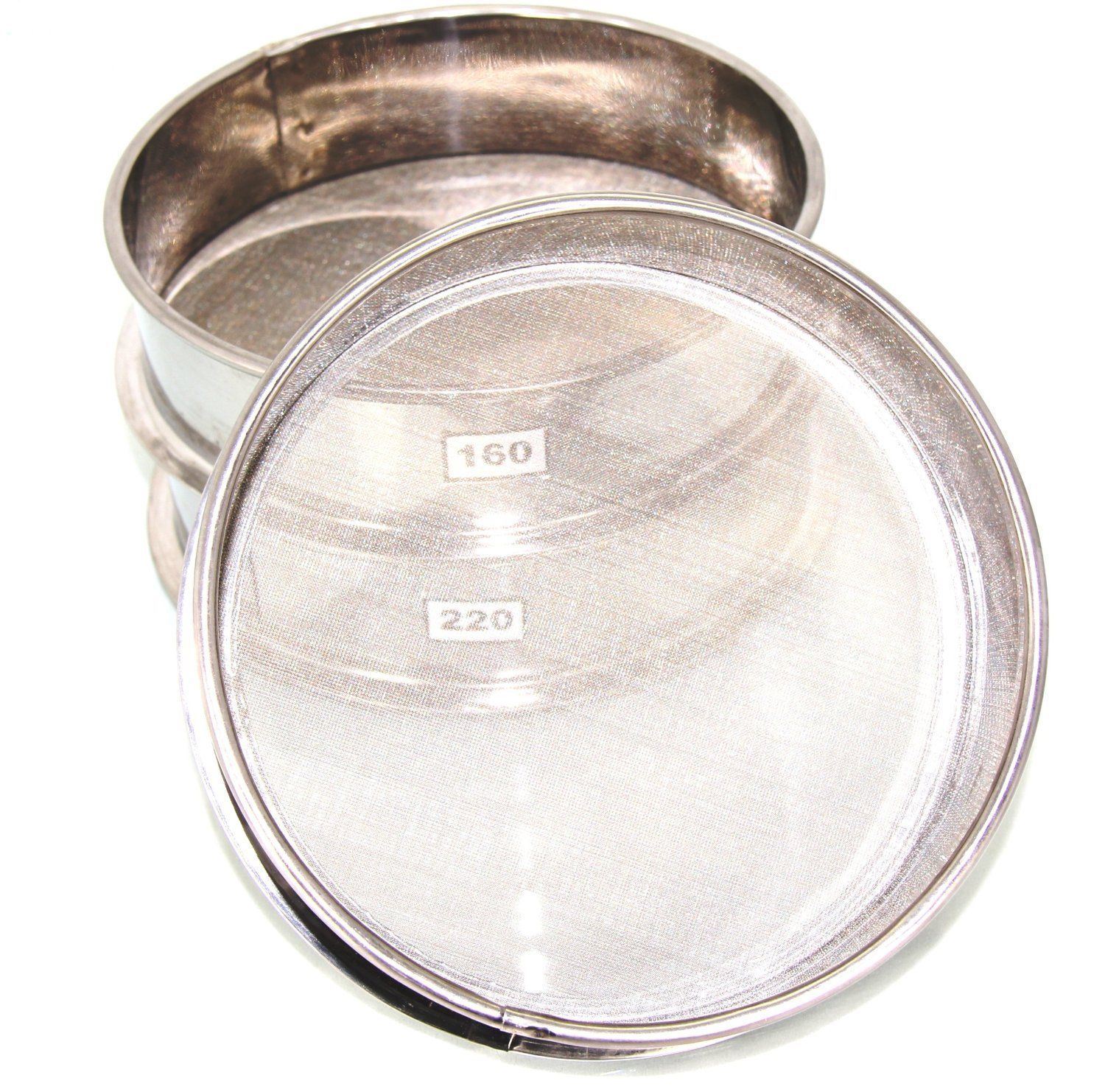 Aluminum Herbal Pollen Hash Extractor stackable sifter 120 160 220 Micro set gallery
