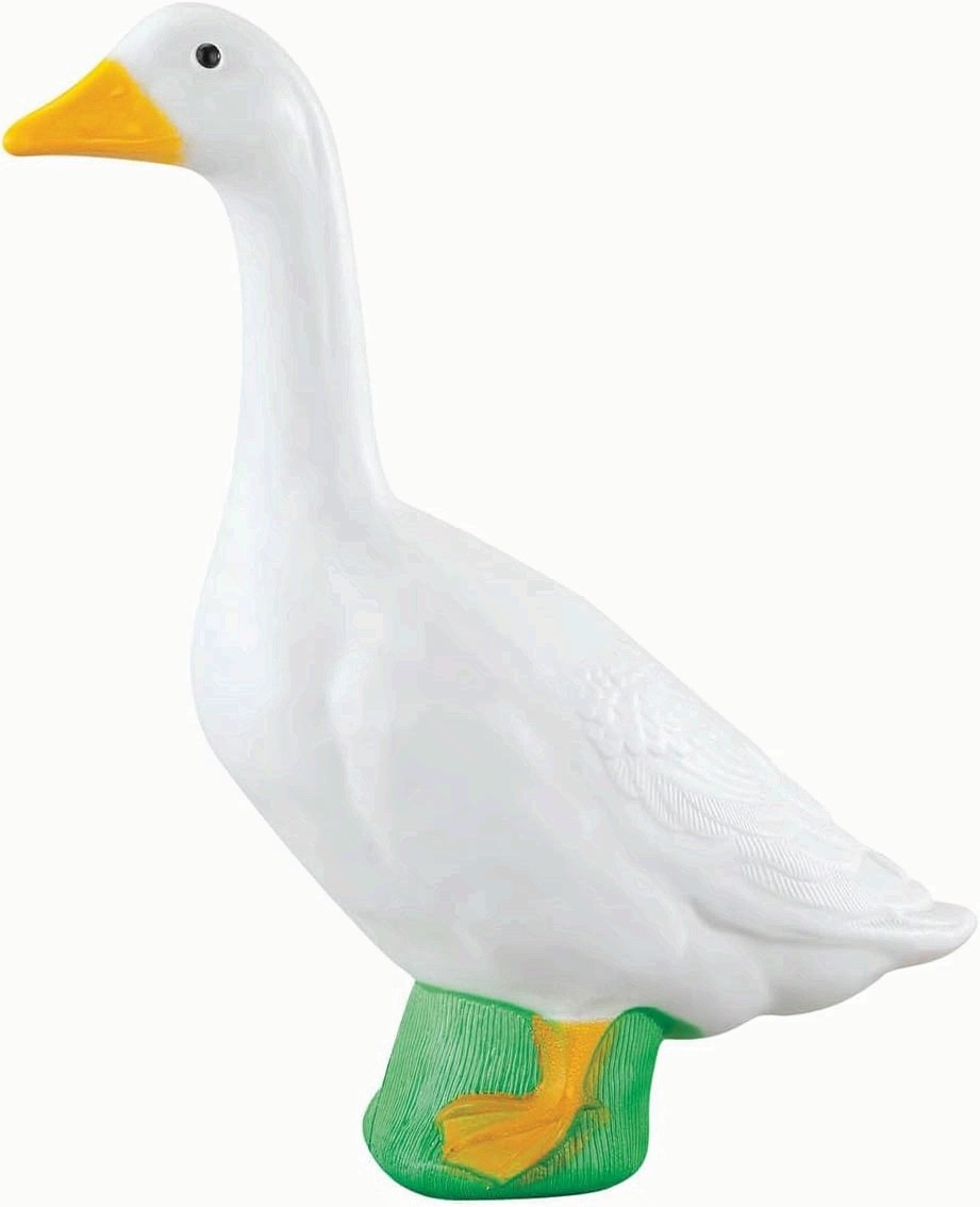 Fox Valley Traders Gaggleville 23" Large White Plastic Goose Garden Decor gallery
