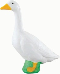 Fox Valley Traders Gaggleville 23″ Large White Plastic Goose Garden Decor