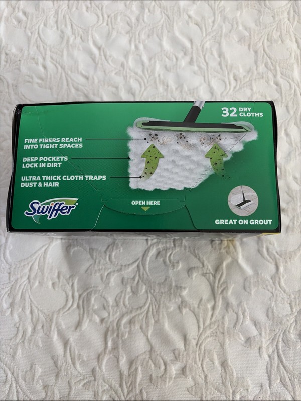 Swiffer Sweeper Heavy Duty Multi-Surface Dry Cloth Refills Floor Sweeping - 32ct gallery