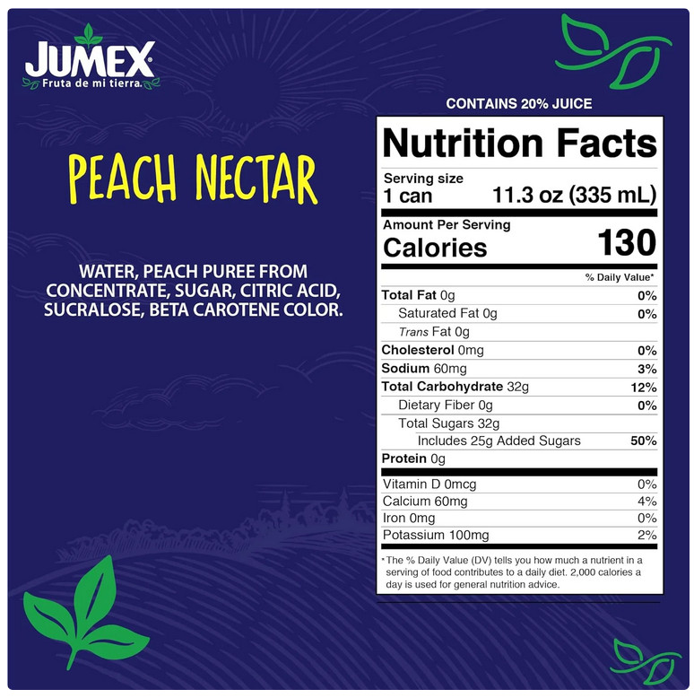 Jumex Mango and Peach Nectar from Concentrate, 11.3 Fl. Oz., 12 Count gallery