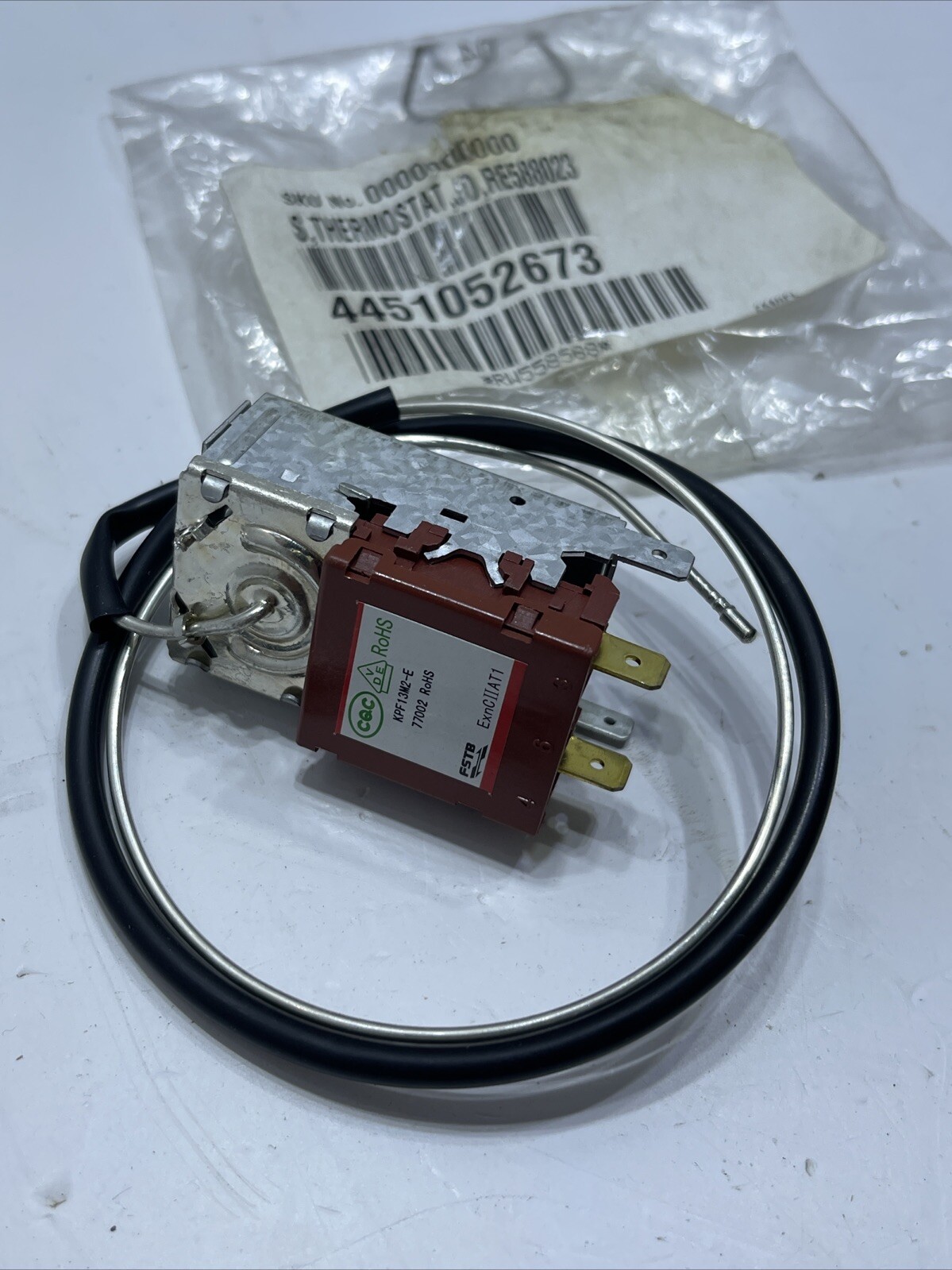 CQC FSTB KPF13M2-E Refrigerator Thermostat, JD, 77002 RoHS 4451052673 RE588023 gallery