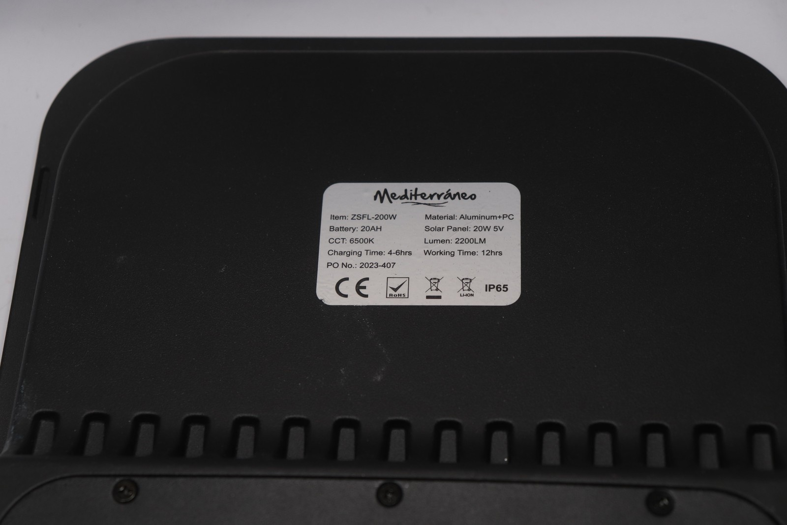 Mediterranean LED Flood Light Aluminum Silver IP65 2700-6500K 100W 85-265V gallery