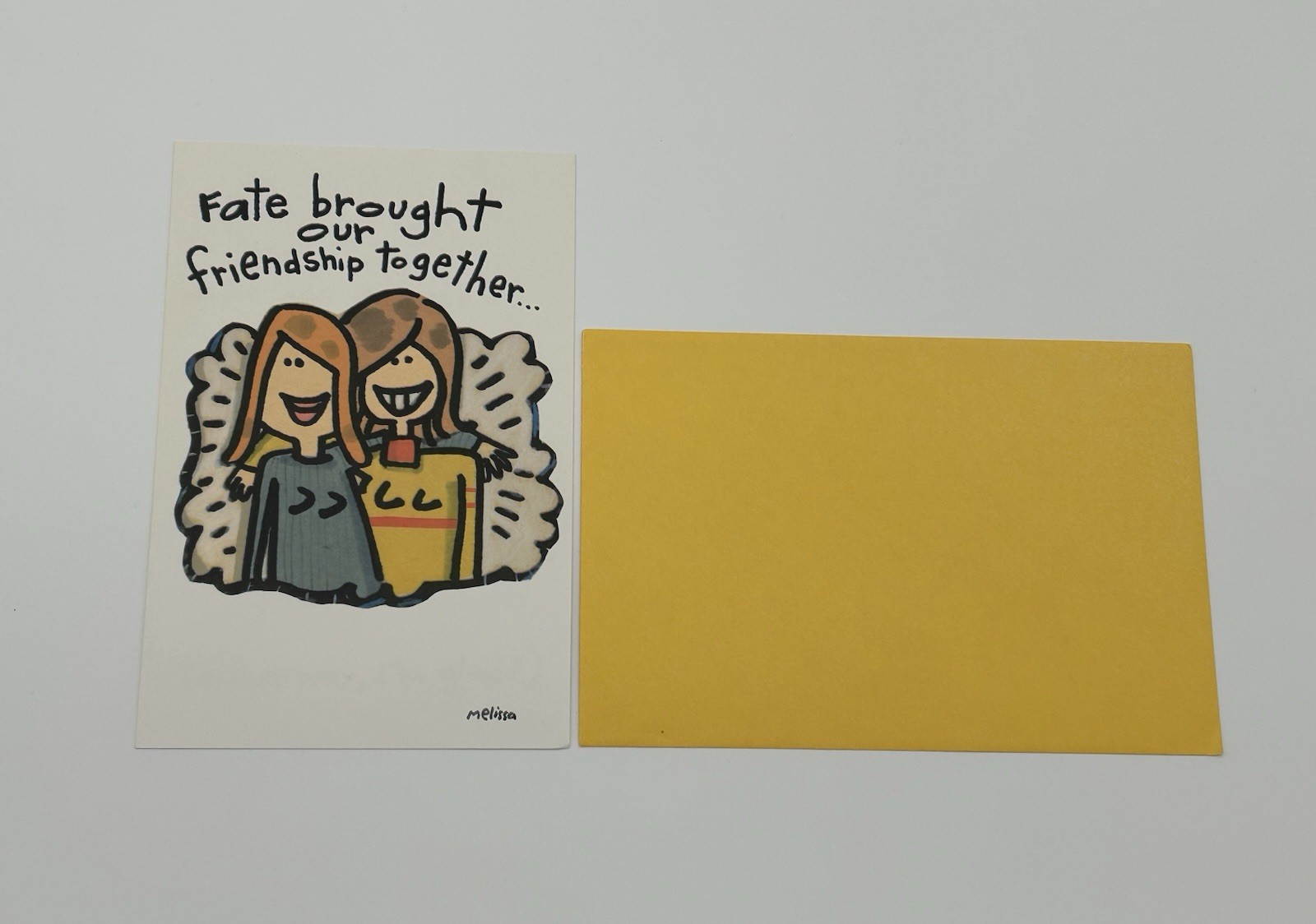 Friendship Card - with Yellow envelope gallery