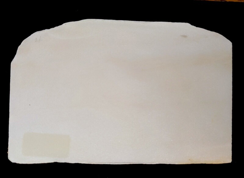 A. O. Henry Hand Panted Signed Painted Marble Slab 4.75 X 3.25 Inch Landscape # gallery