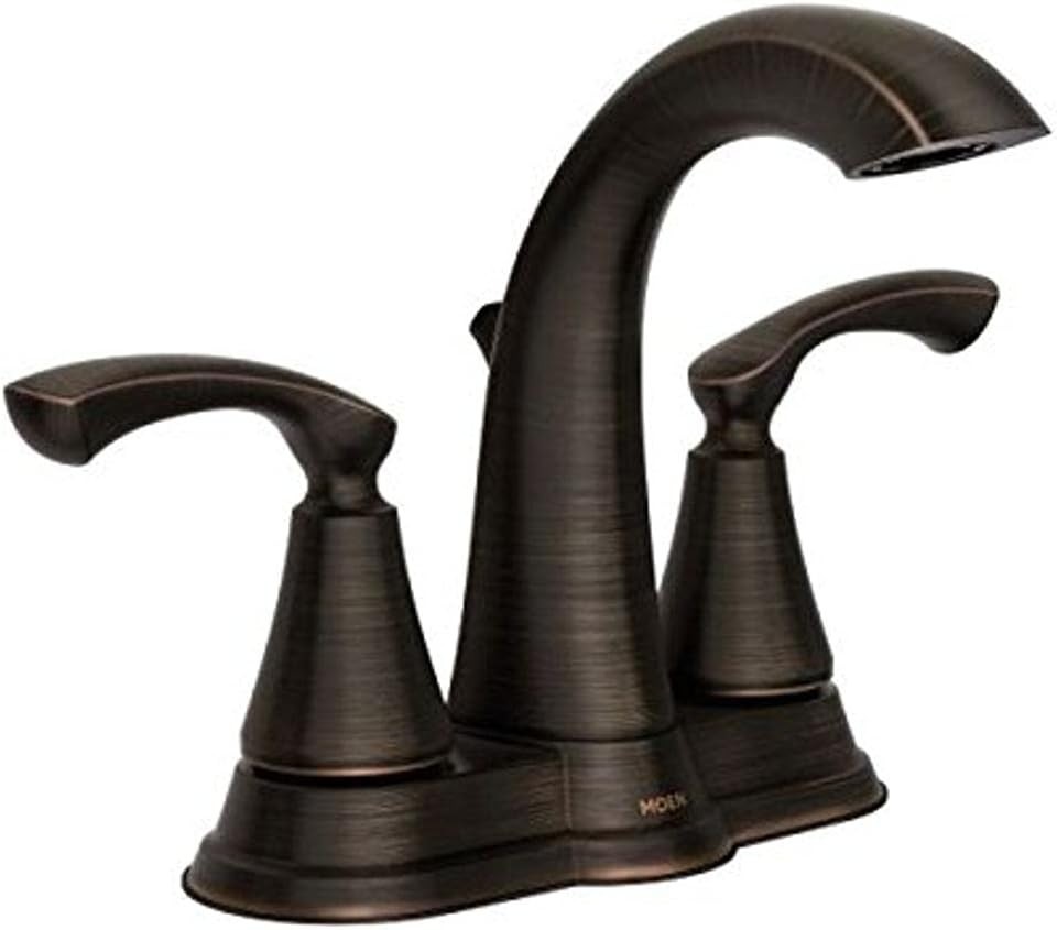 Moen Tiffin Two-Handle Centerset Bathroom Faucet Mediterranean Bronze WS84876BRB gallery