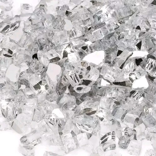 Stanbroil Platinum 1/4" Reflective Fireglass 9 Lbs 13oz Fireplace Fire Pits gallery