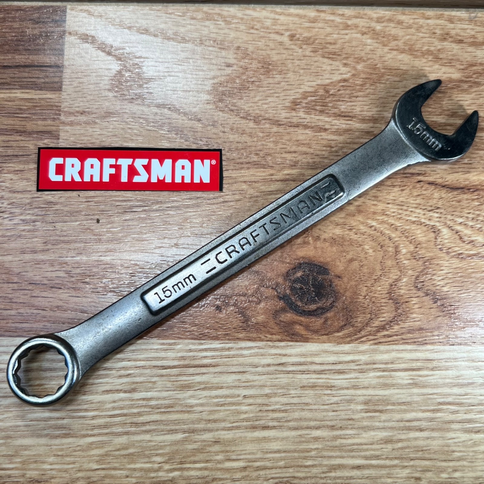 Craftsman 42919 15mm -VA-Combination Wrench 12 Point Ultrasonic Cleaned gallery