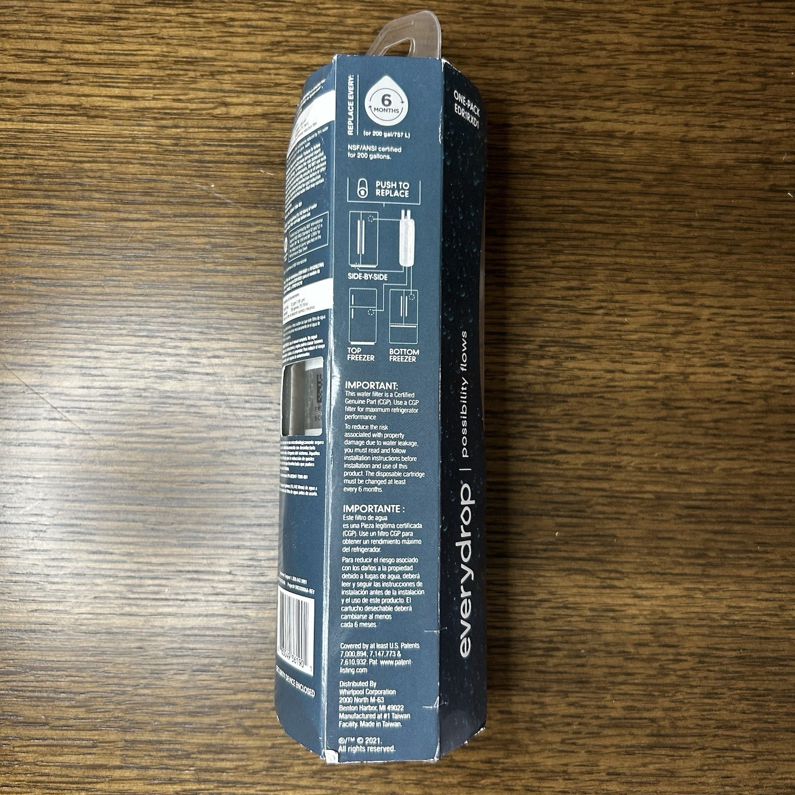 EveryDrop Refrigerator Ice & Water Filter - White - EDR1RXD1 New gallery