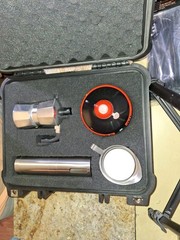Travel Camping Hiking Outdoors Java Brew Café Coffee Expresso Maker Kit Case