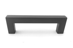 Square Bar Pull Stainless Steel Cabinet Handle Pewter Charcoal Gray. 8 more col.