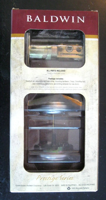 Baldwin Deadbolt Keyed Both Sides Smartkey Prestige Series Satin Nickel New gallery