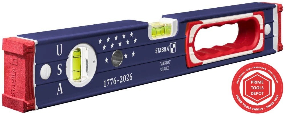 STABILA Type 196 Patriot Series Level Set 48 in & 16 in Limited Edition 37250S gallery