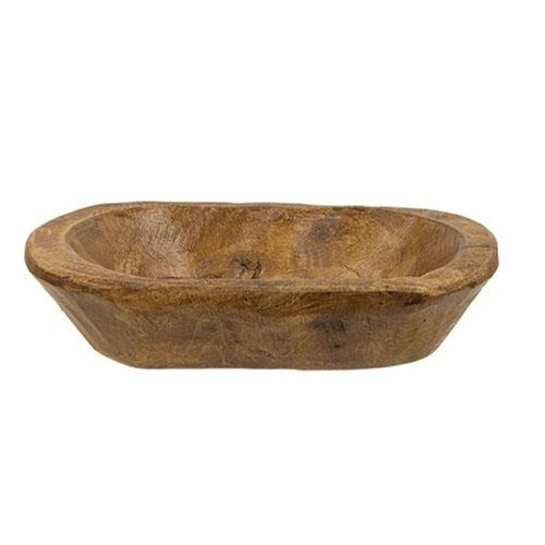 New primitive RUSTIC WOODEN BOWL Mini Dough Bowl gallery