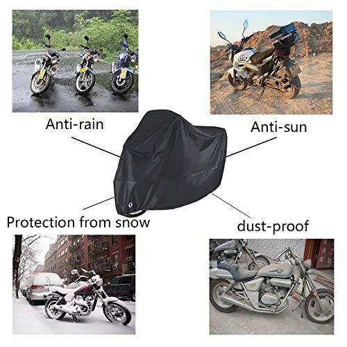 Motorcycle Cover Waterproof Windproof Outdoor Dustproof All Weather gallery