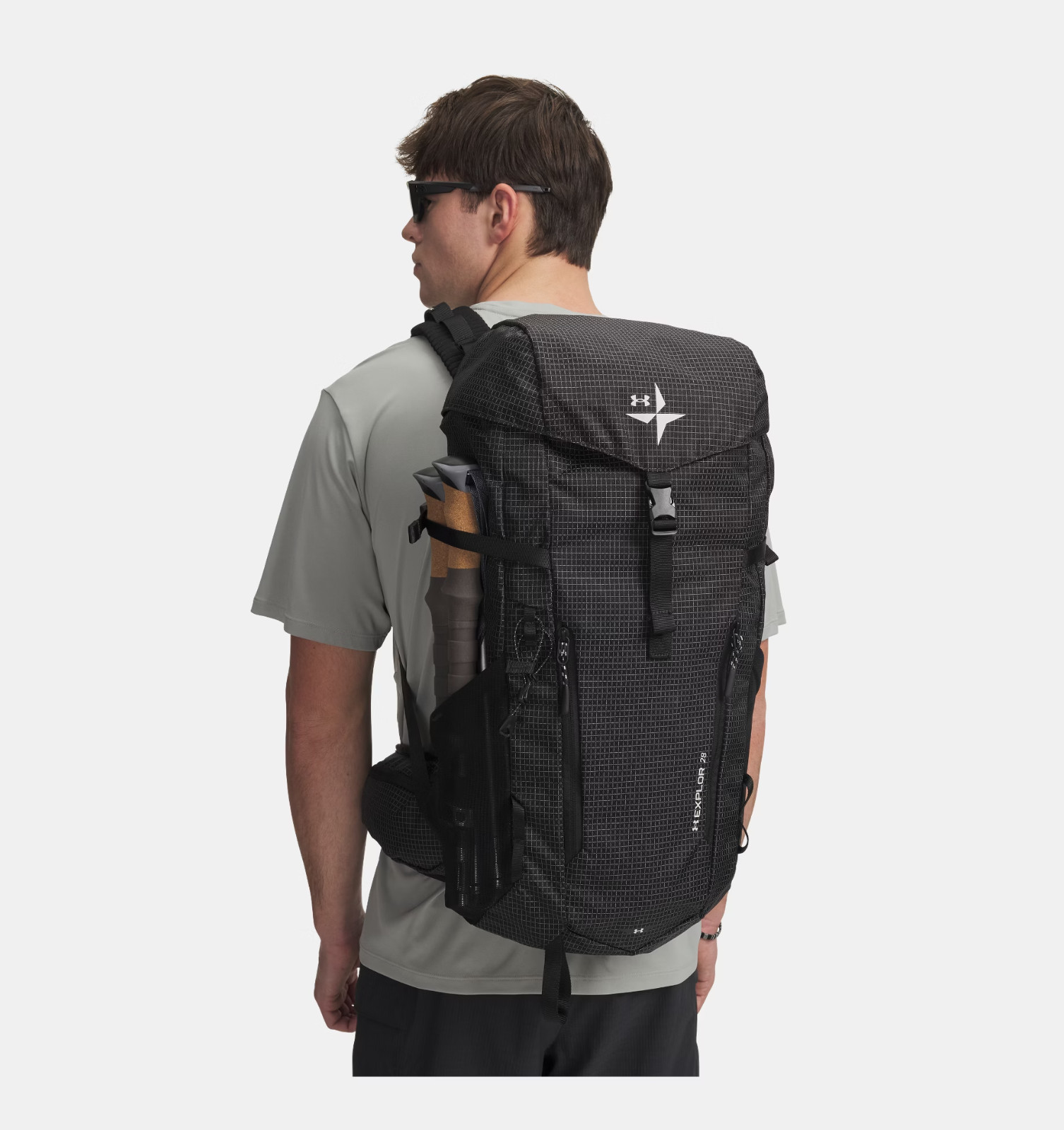 Under Armour Explor Backpack  -Black- 6014789-001 3