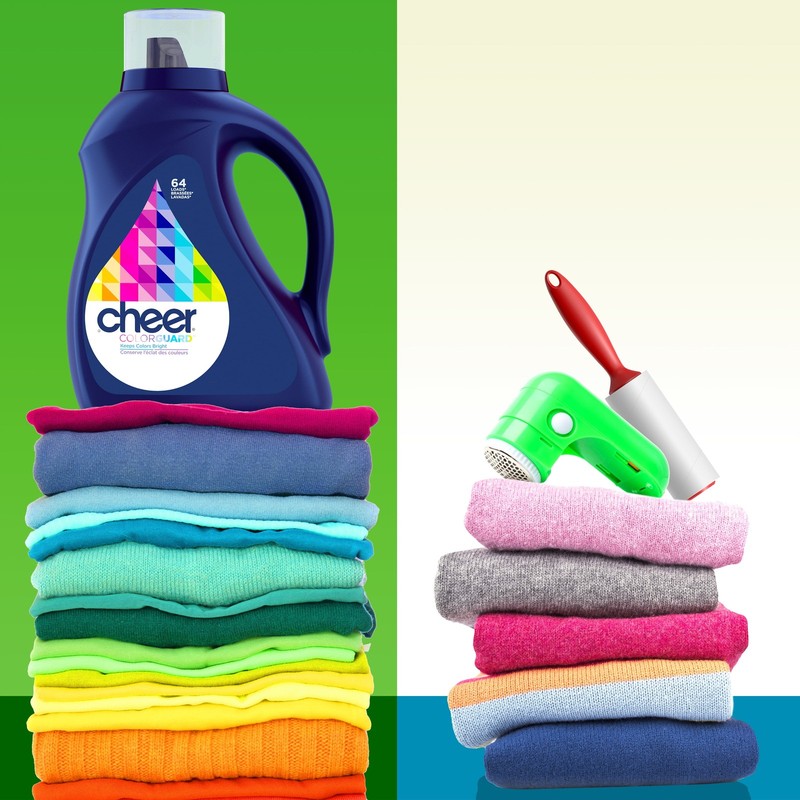 Cheer Liquid Laundry Detergent, HE Compatible, 92 fl oz, 64 Loads gallery