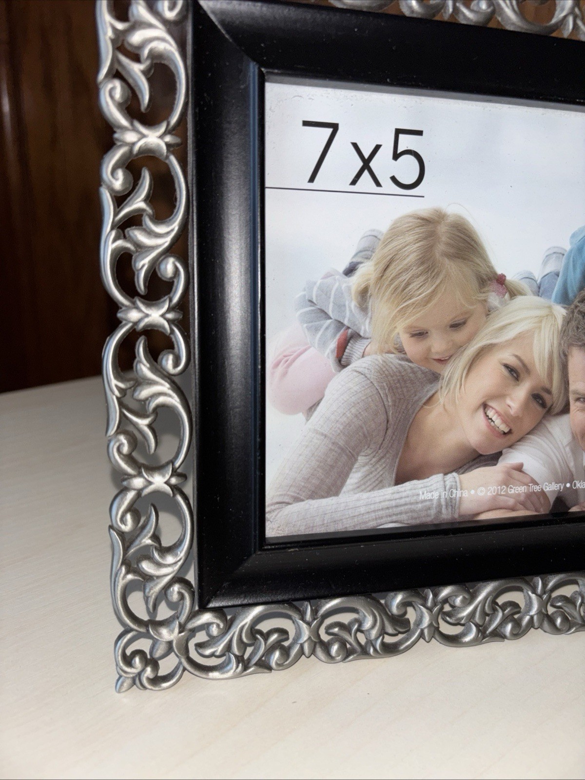 7x5 Portrait Or Landscape Photo Table Top Frame By Green Tree Filigree Design gallery
