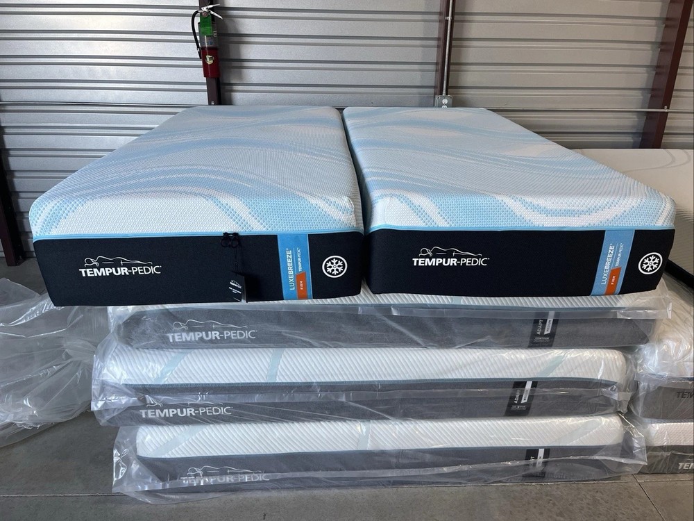 TEMPURPEDIC LUXEBREEZE 2.0 SOFT – SPLIT KING MATTRESS (2 PIECES) – BRAND NEW