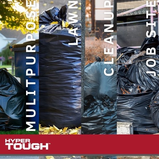 33-Gallon Drawstring Multipurpose Clean-Up Trash Bags, 1.05 MIL, 30 Bags gallery