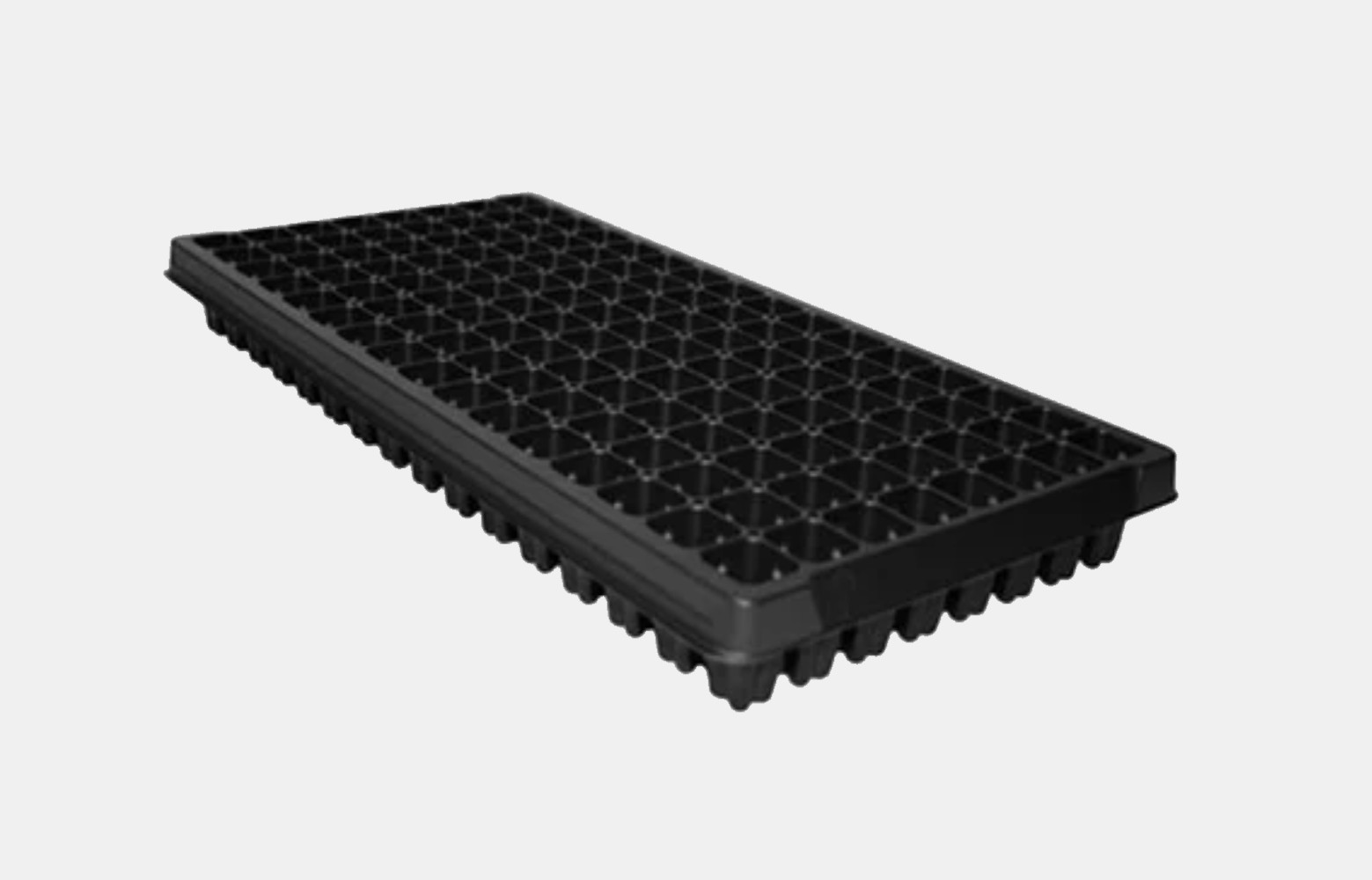 10 Standard Plug Tray 128 Square Cells - Cell Depth 2" by T.O. Plastics gallery