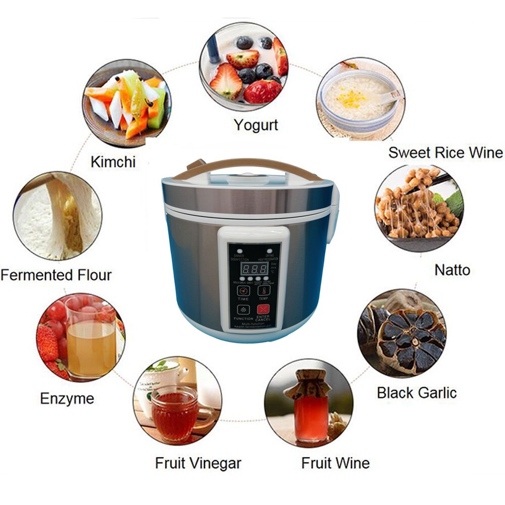 1 PC 5L Multi-Functional Fermentation Pot Black Garlic Yogurt Natto Fruit Wine gallery