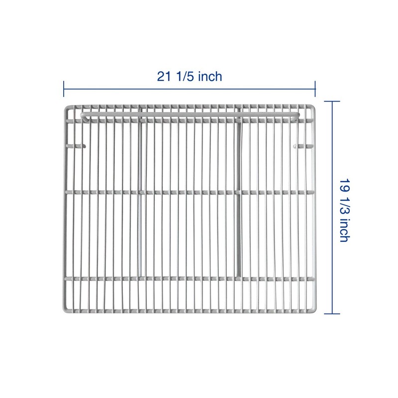 Replacement type three-piece shelf for commercial Freezer and Refrigerator gallery