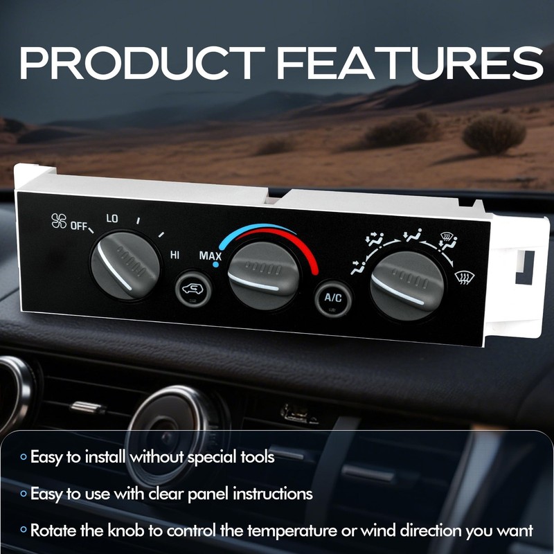 Front Climate Control Module A/C Heater Air Conditioning Panel Unit for Chevy... gallery