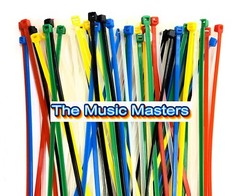 200 Pack Assorted Colors 8 inch Wire Cable Ties Nylon Zip Tie Down Wraps Straps