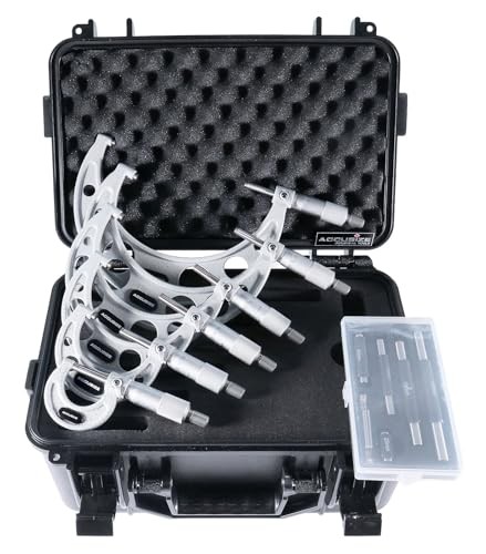 0-150 mm Precision M-Type Metric Outside Micrometer 6 Pc Set, 0-150mm 6pc/set gallery