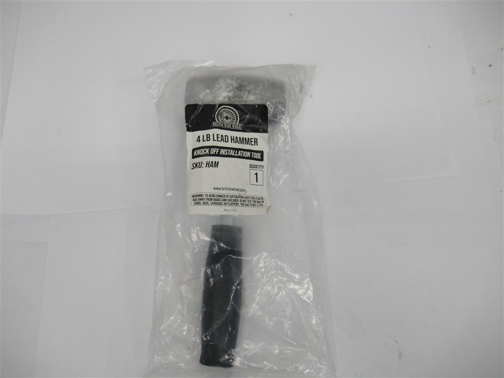 British Wire Wheel HAM , Lead Hammer 4lbs. , 10-1/4" OAL gallery