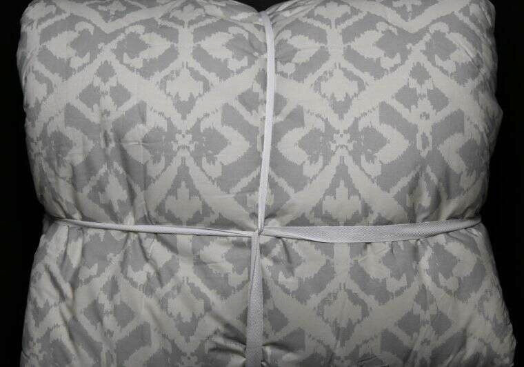 Pottery Barn Laguna Ikat Comforter, Full Queen 92" x 88" Sea Glass Color New gallery
