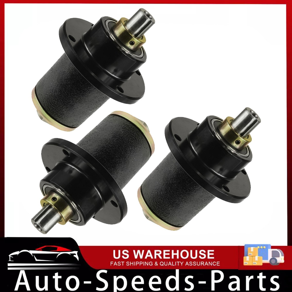 3 Spindle Assembly For Bad Boy ZT series with 48", 50" and 60" deck 037601500 gallery