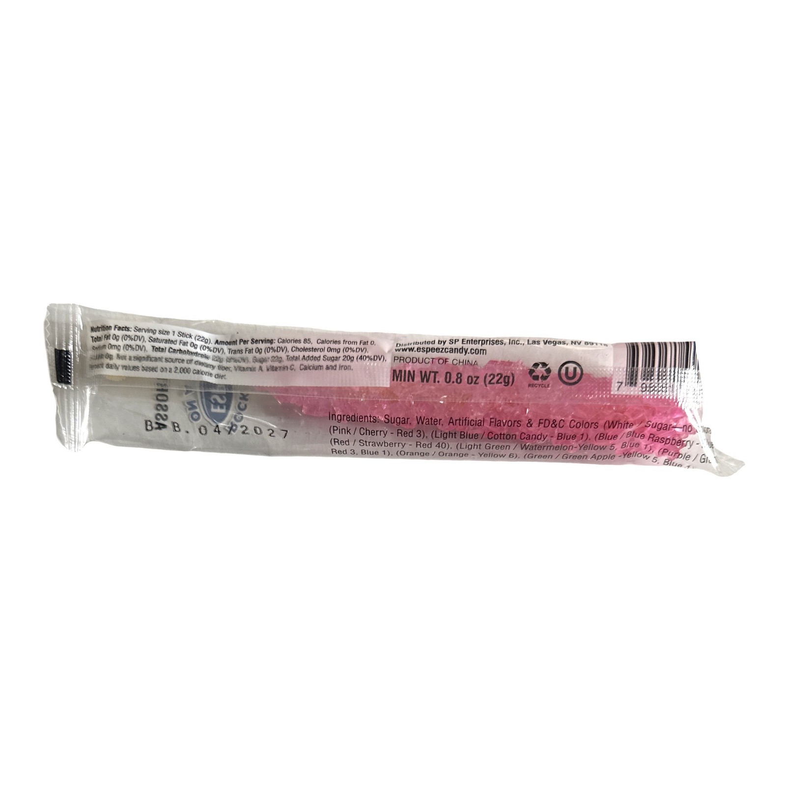 Colorful Rock Candy Sticks Lollipops, Made with Cane Sugar, Assorted colors | 6 gallery