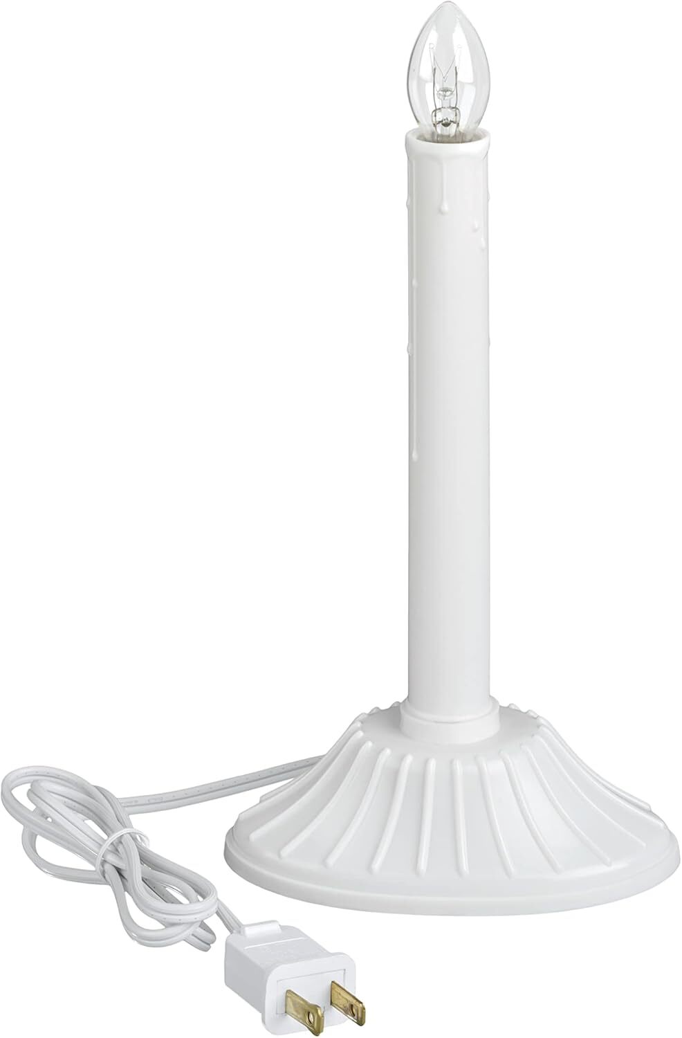 Plug-In Flameless Candle, White, 10 in. 2.75 “D x 5 ‘W x 9.75 ’H 1.6 Pounds gallery
