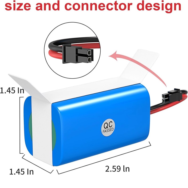 Replace Battery For Coredy R750-2200pa, G800, G850/ Kyvol E20, E30, E31 Robot gallery