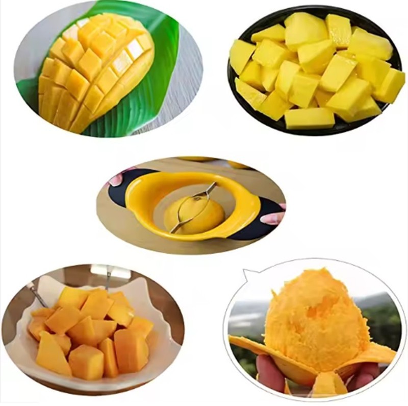 1-Pack Mango Slicer & Pitter –Ergonomic Mango Splitter with Non-Slip Rubber Grip gallery