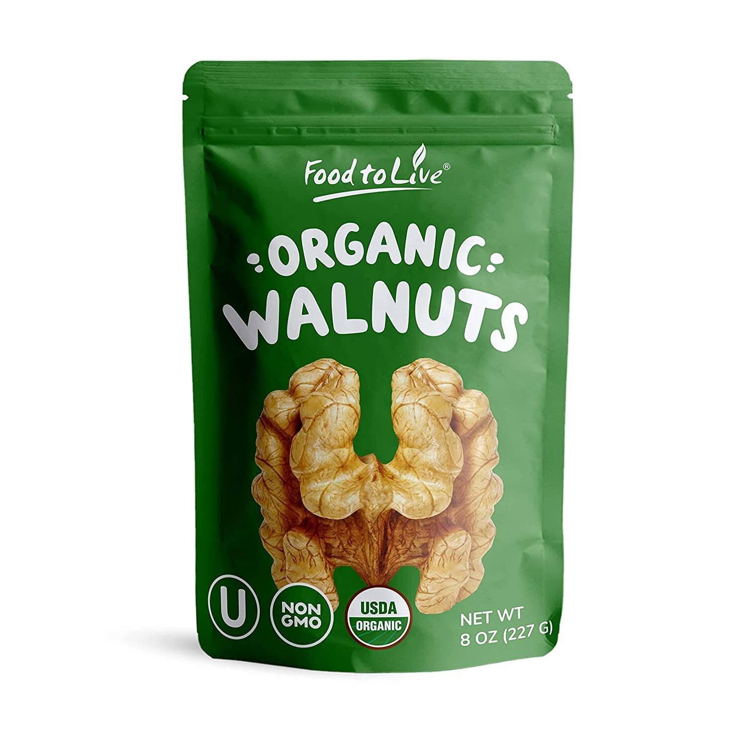 Organic California Walnuts, Halves and Pieces - Non-GMO, Kosher -by Food To Live gallery